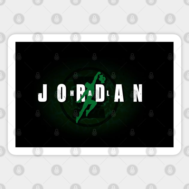 Cool Comic Book Superhero Movie Sports Lantern Logo Parody Magnet by BoggsNicolas